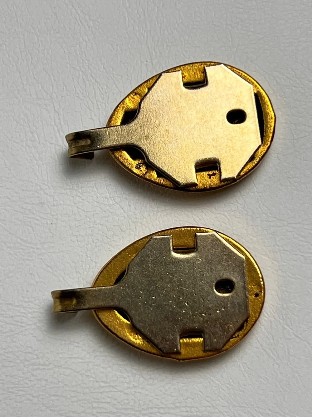 VTG Hardware Lot of 2 Fleur De Lis Wall Hook Brass Picture Wall Hanger 2